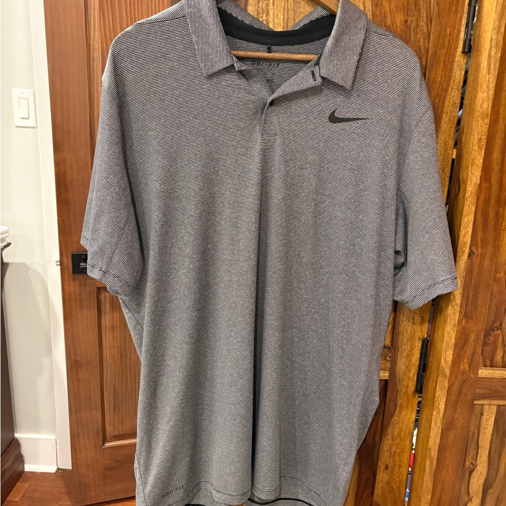 Nike Men's Charcoal Polo Shirt
